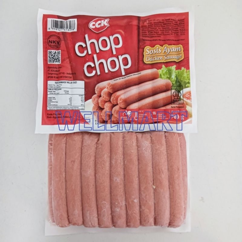 

Chop Chop Sosis Ayam Isi 30 Pcs 700gr Halal Chicken Sausage