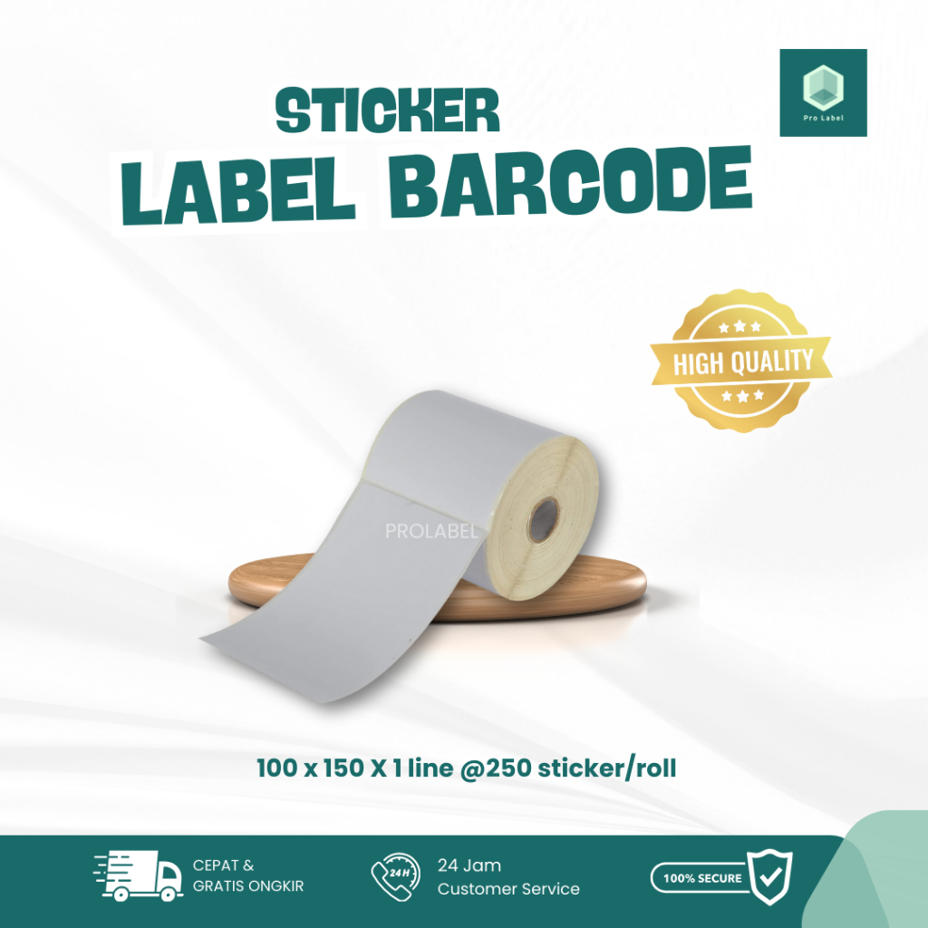 

Label Thermal 100 x150 WHITE