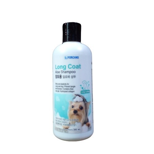 PBRN FORCANS FORBIS LONG COAT ALOE DOG SHAMPOO CAT 300ML SHAMPO ANJING KUCING BULU RAMBUT PANJANG KO