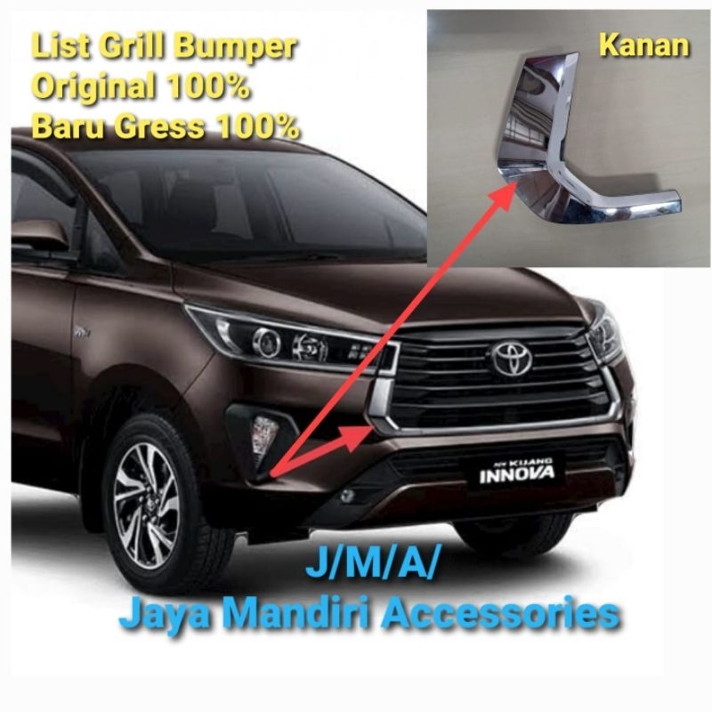 List Grill Bumper Innova Reborn 2021 sd 2025 Original