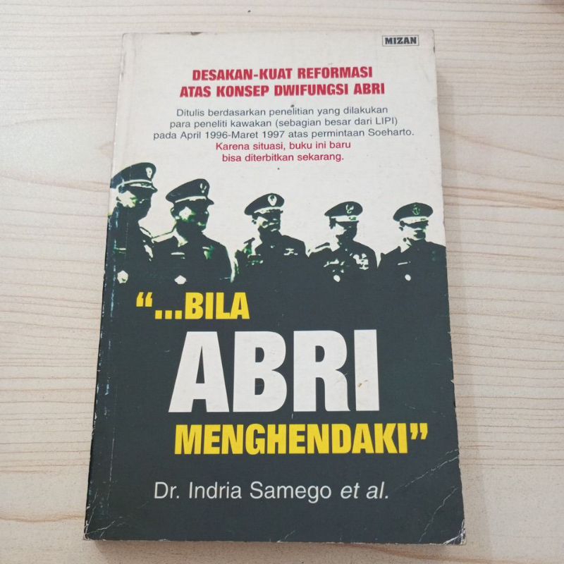 BUKU BILA ABRI MENGHENDAKI OLEH DR INDRIA SAMEGO ET AL