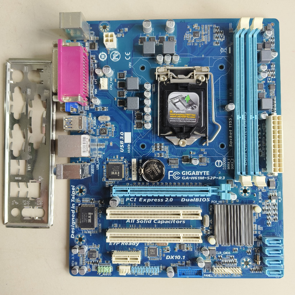 MOTHERBOARD GIGABYTE GA-H61M-S2P-R3 LGA 1155
