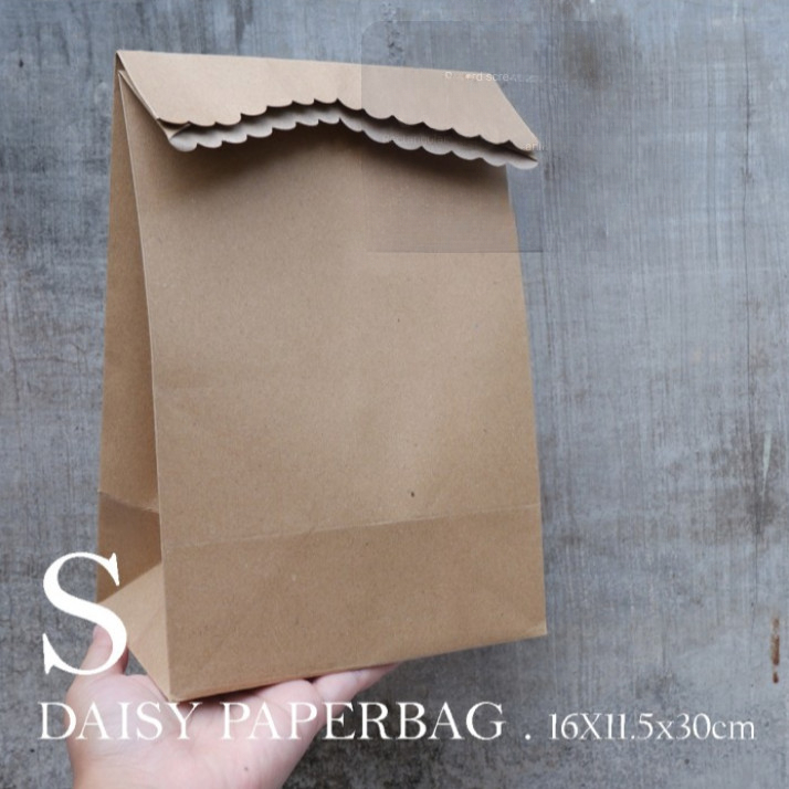 

10 Pcs Paperbag Hampers Kado Ulang Tahun Goodiebag Material Kraft Ukuran 16x11.5x30 cm