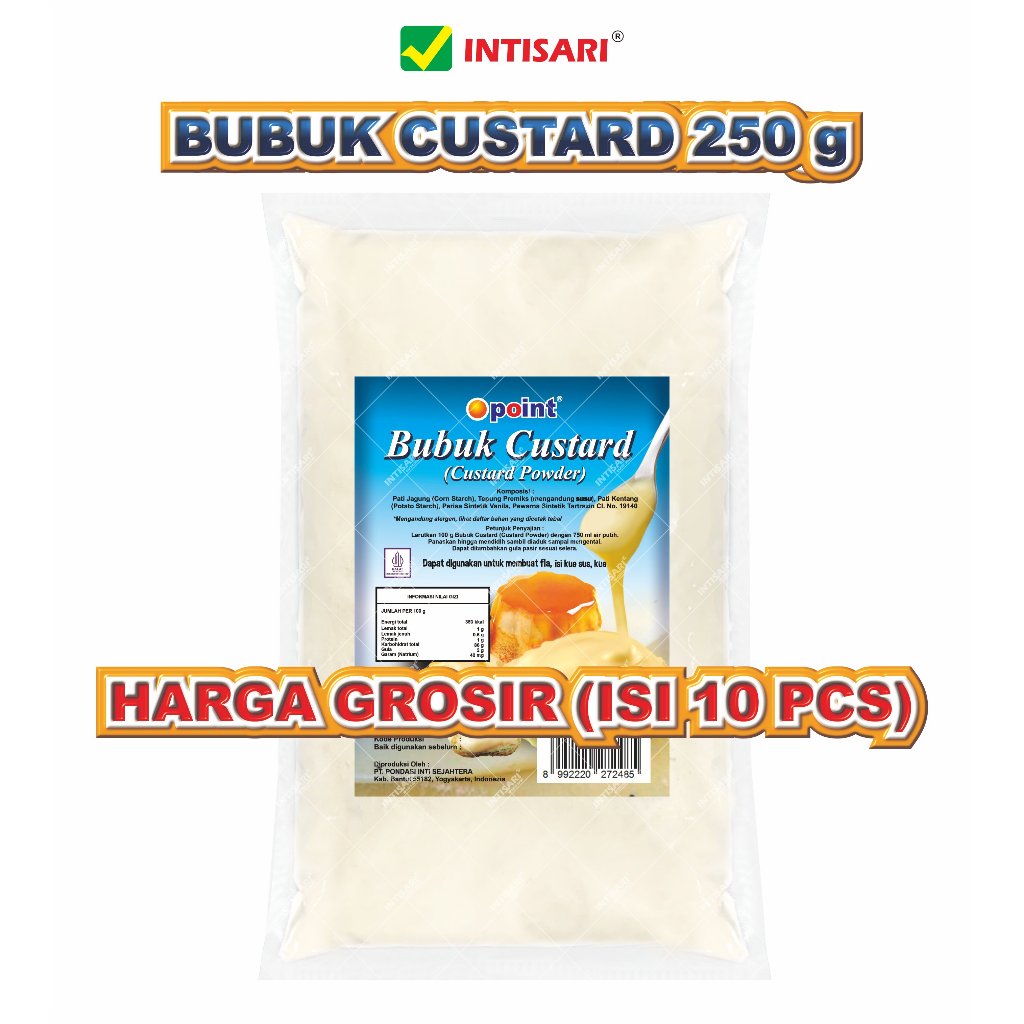 

[GROSIR ISI 10 PCS] BUBUK CUSTARD 250 G