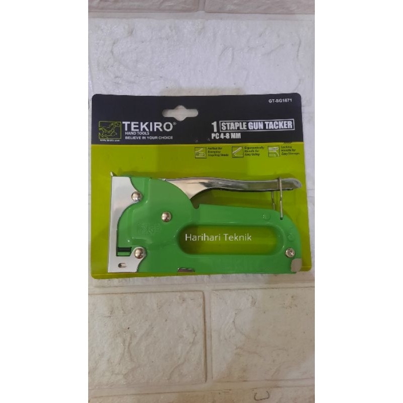 

Tekiro Tembakan Staples Standar 4-8 MM - Tekiro Staple Gun Tacker 4-8 MM