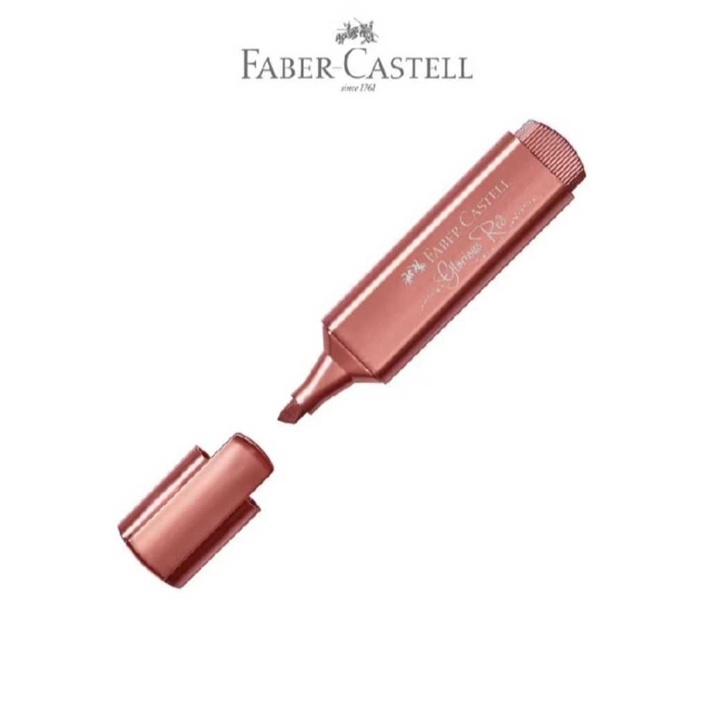 

Texliner Metalic Glorious Red Faber Castell 154673 Highlighter 46 Metalic