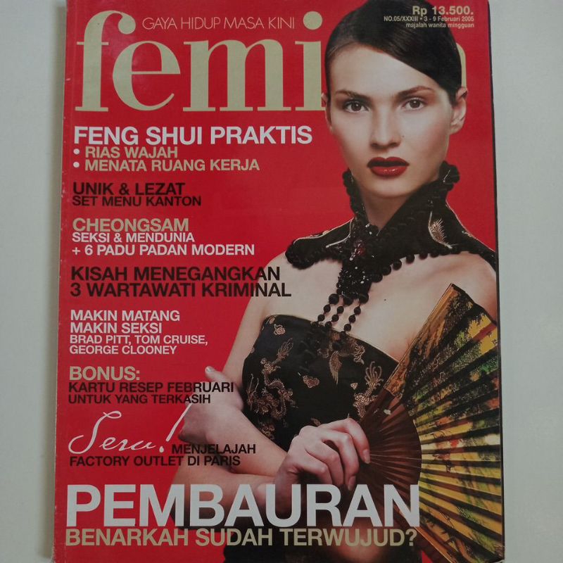 Majalah Femina Tahun 2005 Cover Albina