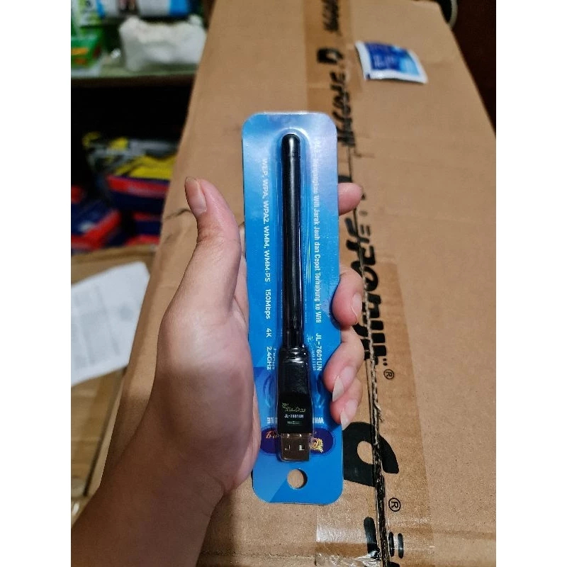 Dongle USB WIFI Adaptor / USB WIFI DONGLE Untuk STB / PC / Wifi Komputer PC Laptop JINLONG 7601
