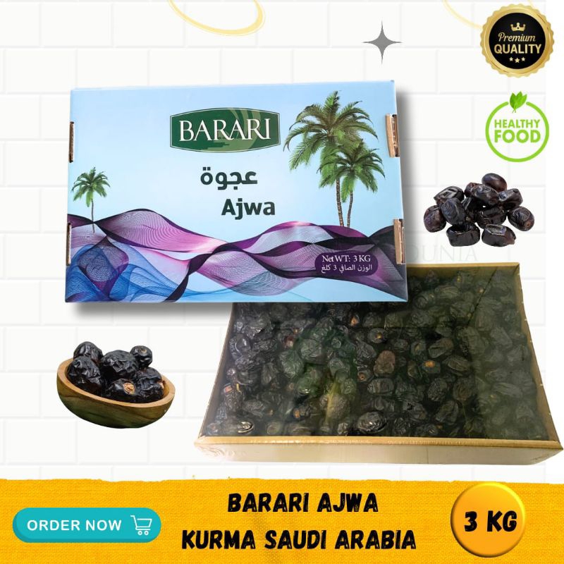 

KURMA BARARI AJWA 3kg SAUDI ARABIA