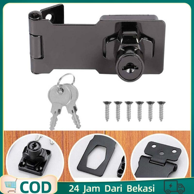 Gembok Kecil Pintu 2.5/3/4inch Kualitas Gembok Pintu Kamar Multifungsi Gembok Kunci Pintu Gembok Pin