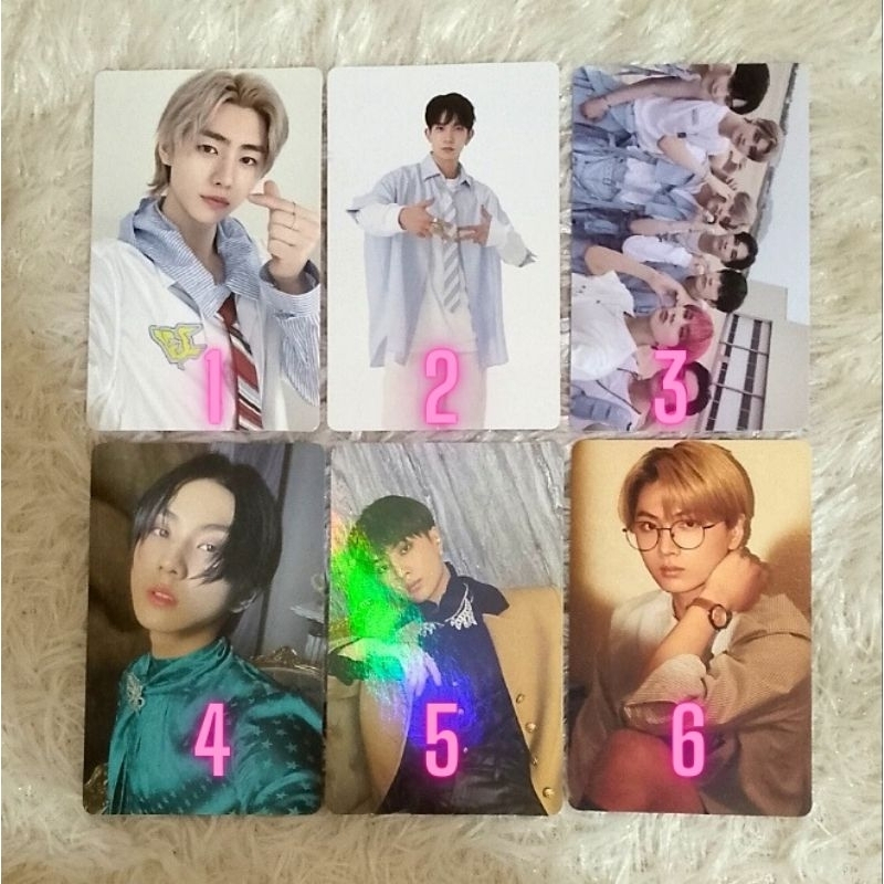 [READY STOCK] PHOTOCARD OFFICIAL ENHYPEN PC MANIFESTO DAY 1 MDO WEVERSE ALBUM VERSION ENGENE VERSION