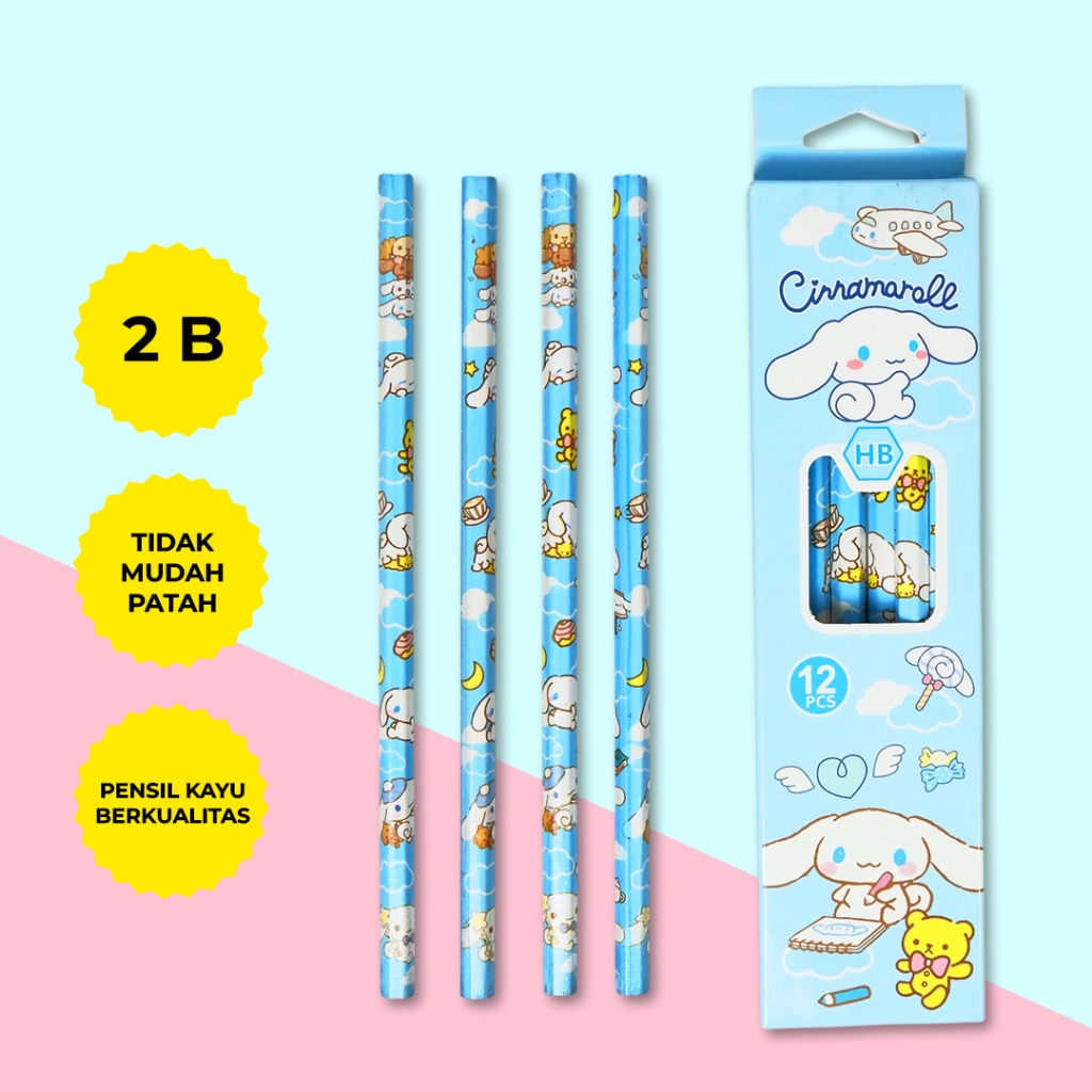 

TnT Alat Tulis Anak / Pensil Set Sanrio/ Souvenir Ulang Tahun Anak / Pencil Set JX6603