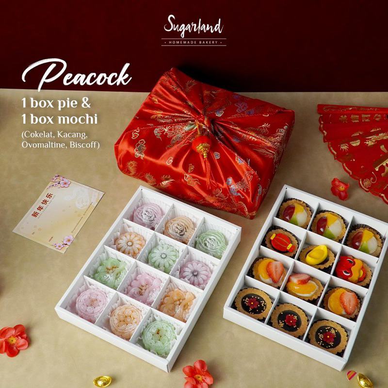 

sugarlandhomemade fruit pie / mochi imlek hampers cny hampers