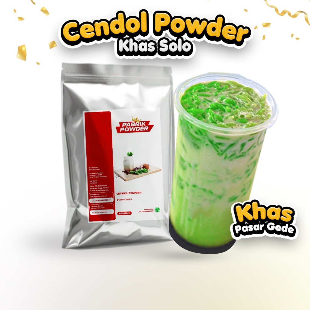 

Bubuk Cendol/Dawet Khas Pasar Gede Solo-Aneka Rasa dan Warna
