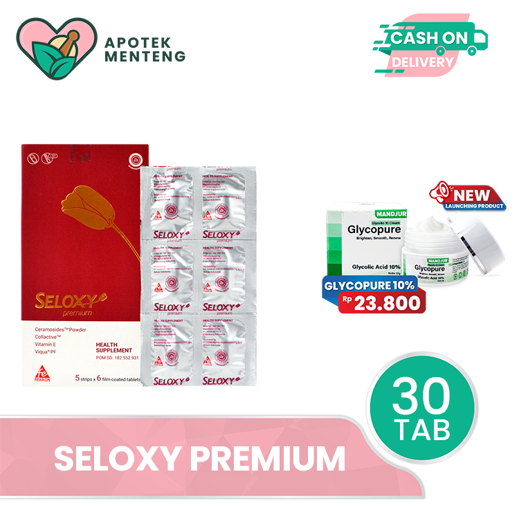 Seloxy Premium Dus Isi 5 Strip - Vitamin Kulit Anti Aging Anti Wrinkle