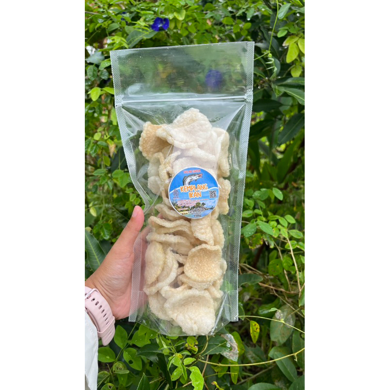 

cemilan oleh-oleh makanan kerupuk/kemplang ikan khas bangka 150g