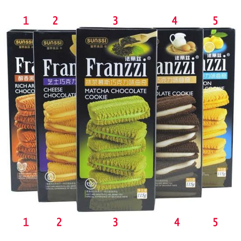 

Franzzi Chocolate Cookie Cookies Coklat 115g 115 gram