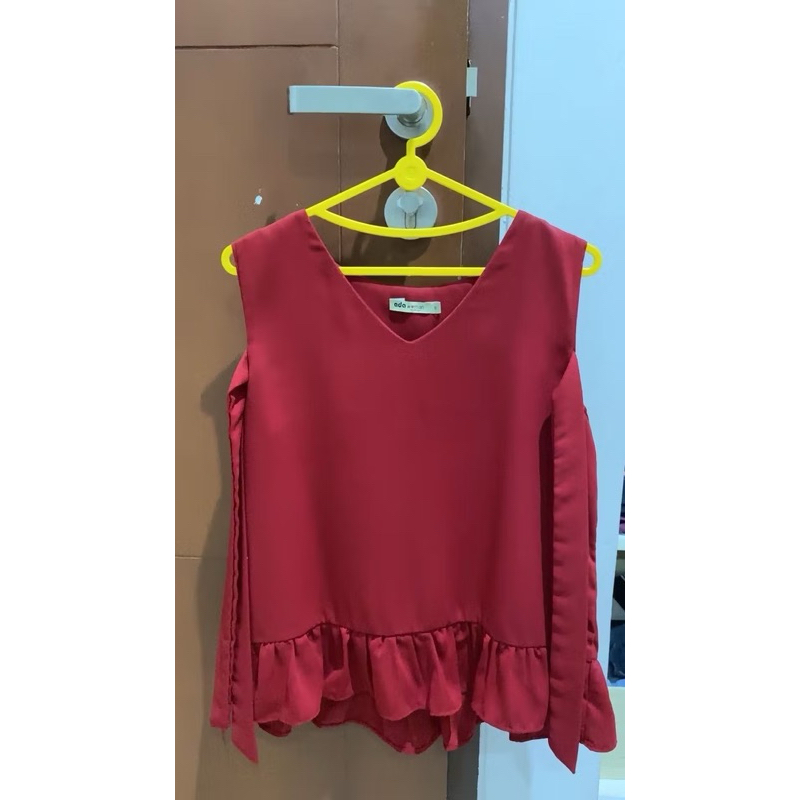 Preloved blouse wanita / cheongsam top wanita