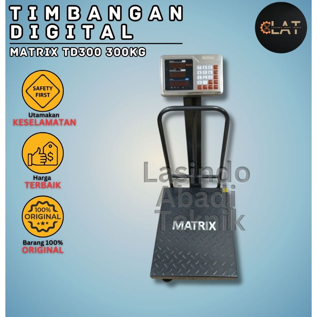 (MATRIX) Timbangan Duduk Digital Matrix 300Kg / Matrix 300Kg Timbangan Duduk Digital 300Kg MATRIX
