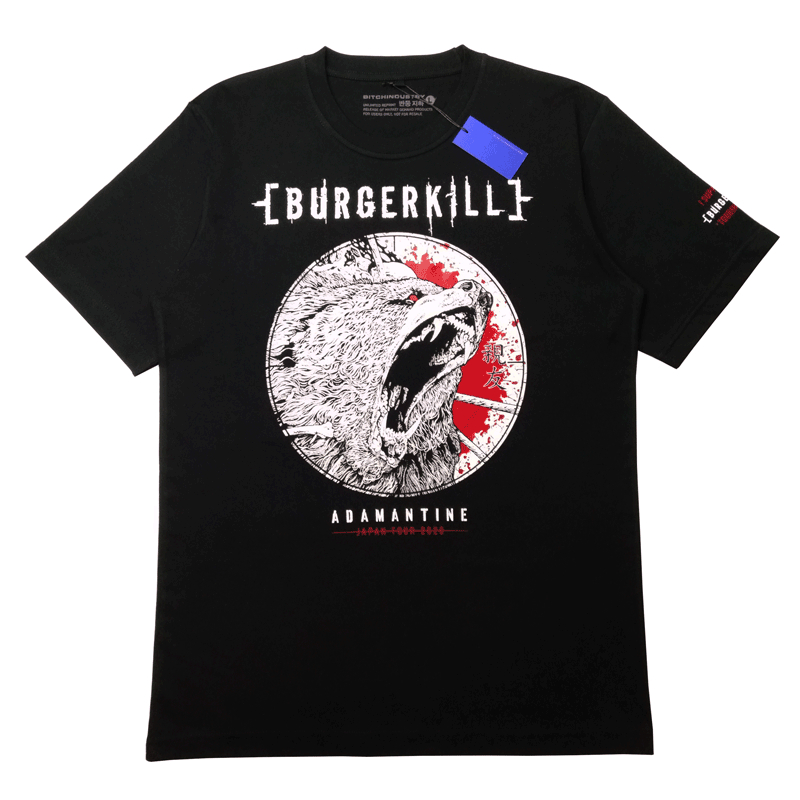 Headbanger T-shirt band Burgerkill Japan Tour Cancelled series