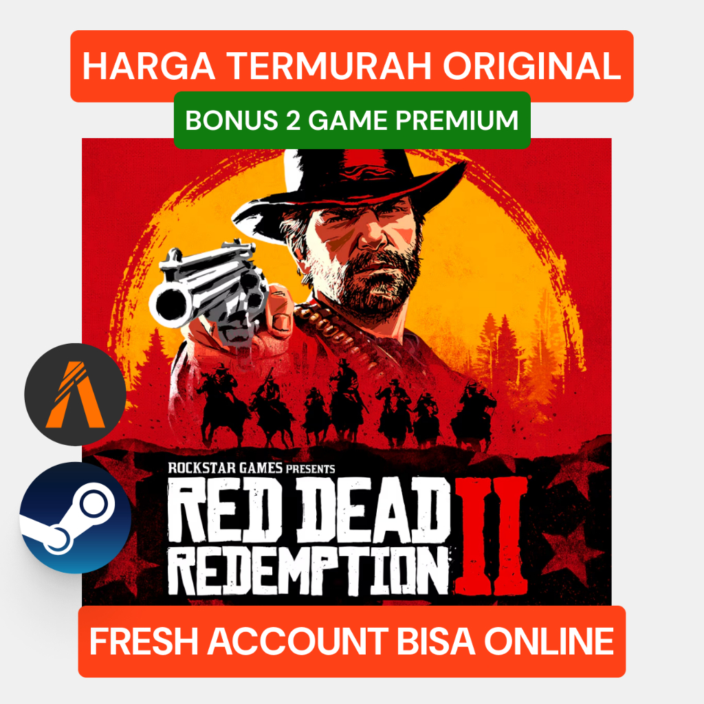 Red Dead Redemption 2 Ultimate Edition Online RedM Original Steam - Game Laptop PC Steam Deck Ayaneo