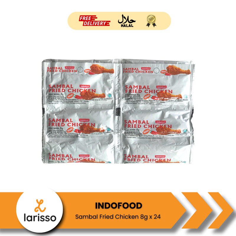 

Indofood Sambal Fried Chicken Sachet 8gr Isi 24 Pcs