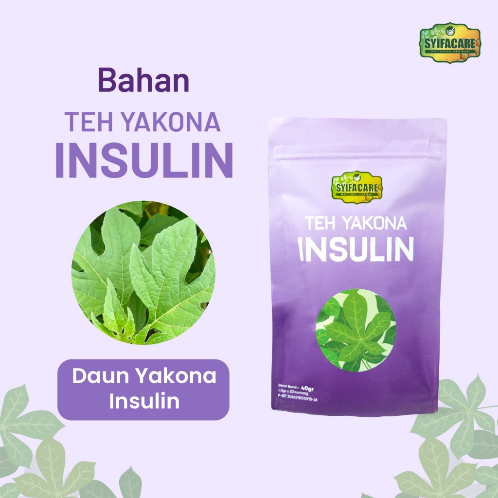 

Teh Yakona Insulin Syifacare | Teh Celup 100% Bahan Alami | Teh Diabetes