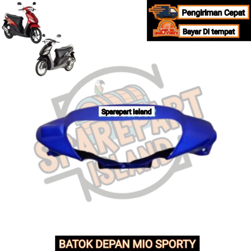 COVER BATOK KEPALA DEPAN MIO SPORTY BIRU 2004-2008 - BATOK KEPALA DEPAN MIO SPORTY BIRU