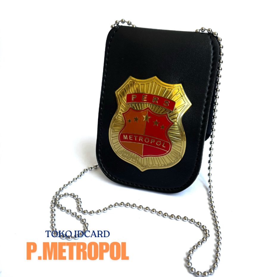 

Dompet Kalung Lencana PERS METROPOL Dompet Kartu KTA PERS METROPOL Kulit Sepaket