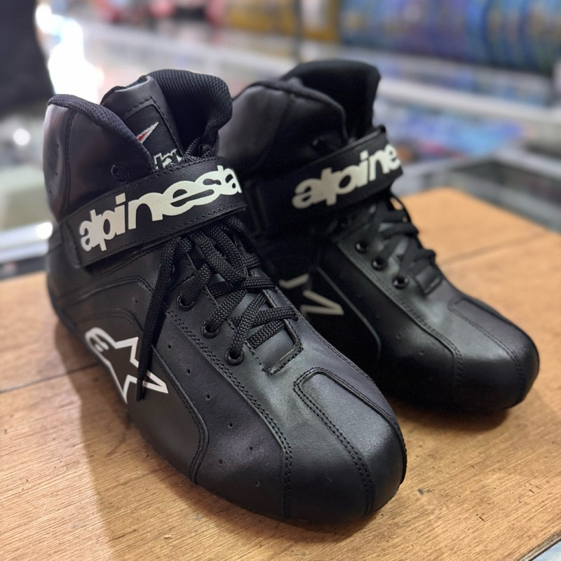 SALE ALPINESTAR Import Defect Sepatu Touring Boots Touring Sepatu Sport Sepatu Racing Black 42