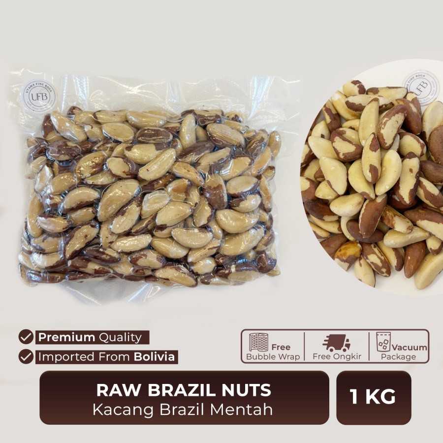 

Kacang Brazil Mentah Bolivia / Raw Brazil Nuts Bolivia 1 KG