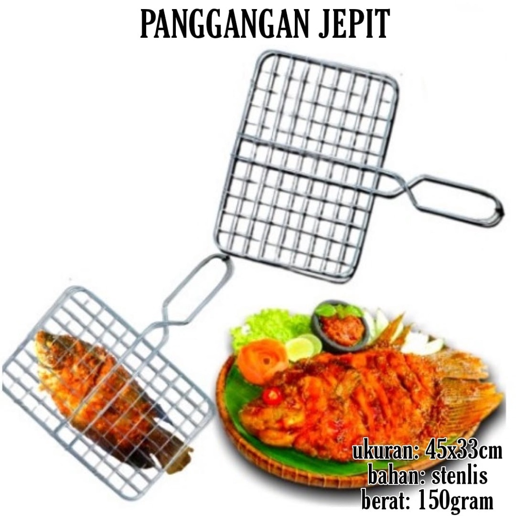 Alat Panggang Jepit Panggangan Ikan Ayam Alat Bakaran