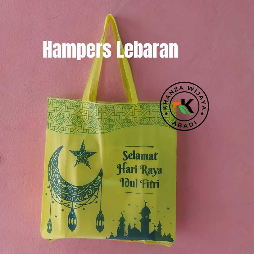 

Goodie Bag Lebaran / Tas Spunbond Lebaran 38x45 / Sablon 4sisi / Harga satuan