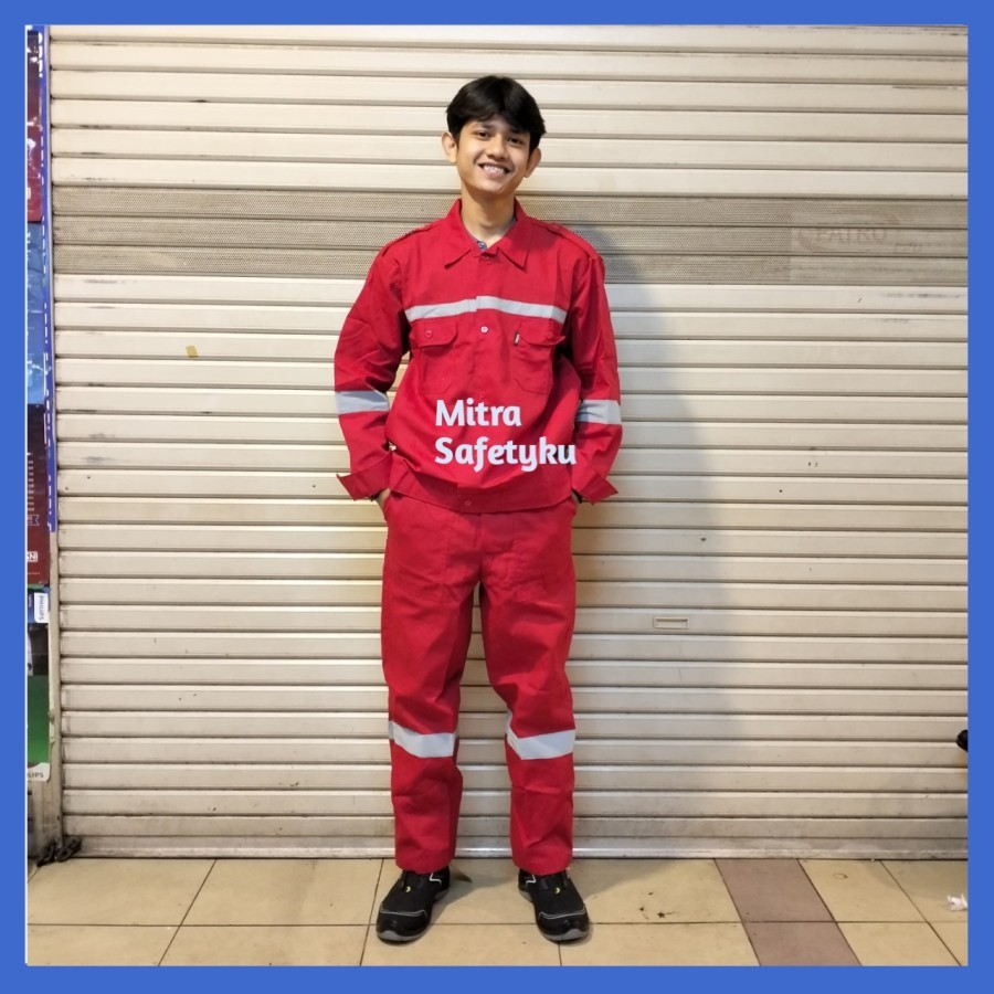 Seragam Kerja Safety / Seragam Proyek Murah / Seragam Kerja Baju Celana