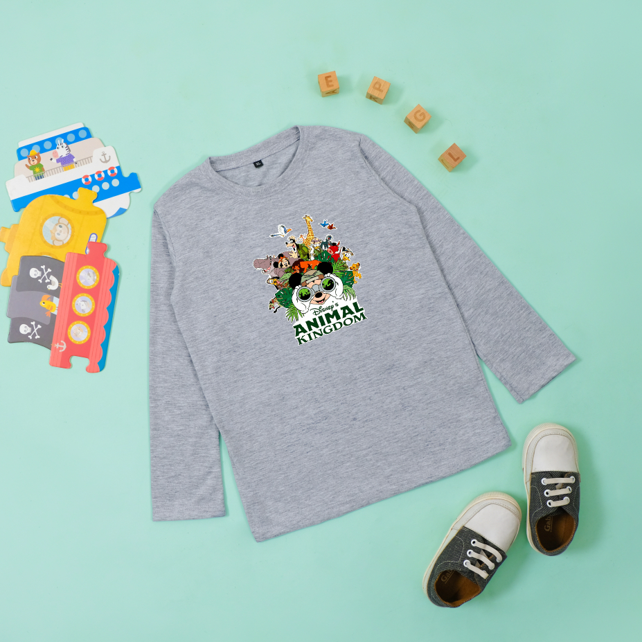 Baju Kaos Anak Perempuan lengan Panjang Kaos Anak perempuan Baju Kaos Anak Usia 1-12 Tahun Motif Dis