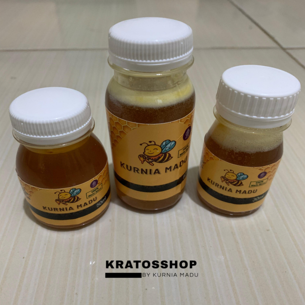 

Paket Hemat Madu Asli Murni Grade A Nektar Multiflora 100% Alami Pure Natural Raw Honey kemasan 30-50-80ml