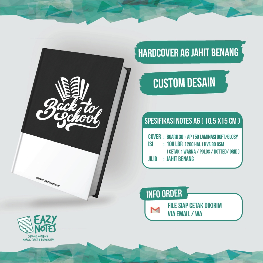 

NOTES HARDCOVER JAHIT BENANG CUSTOM A6 MURAH