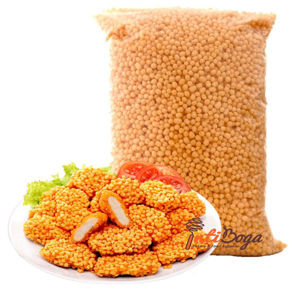 

RICE CRISPY BUBBLE CRUMB 1 BALL ISI 5 KG TEPUNG BULAT ORANGE CRUNCHY MURAH CAMPURAN NUGGET KANZLER CHICKEN FIESTA BELFOOD SOGOOD