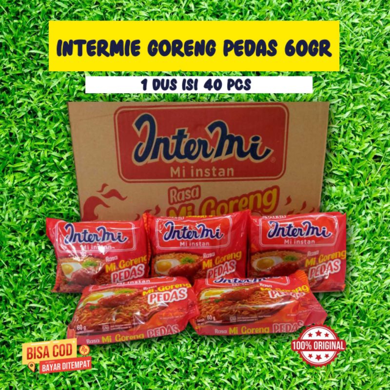 

Toko Hoky Selalu - INTERMIE Rasa Mie Pedas Goreng 60gr (40pcs)
