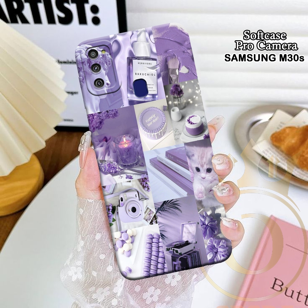 Softcase Samsung Galaxy M30S - ORORA - Casing Samsung Galaxy M30S - Motif case Aestehtic - Samsung -