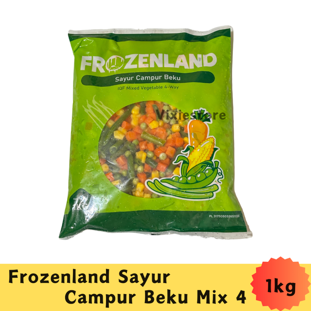 

Frozenland Vegetable Mix 4 1kg - Sayur Campur Beku