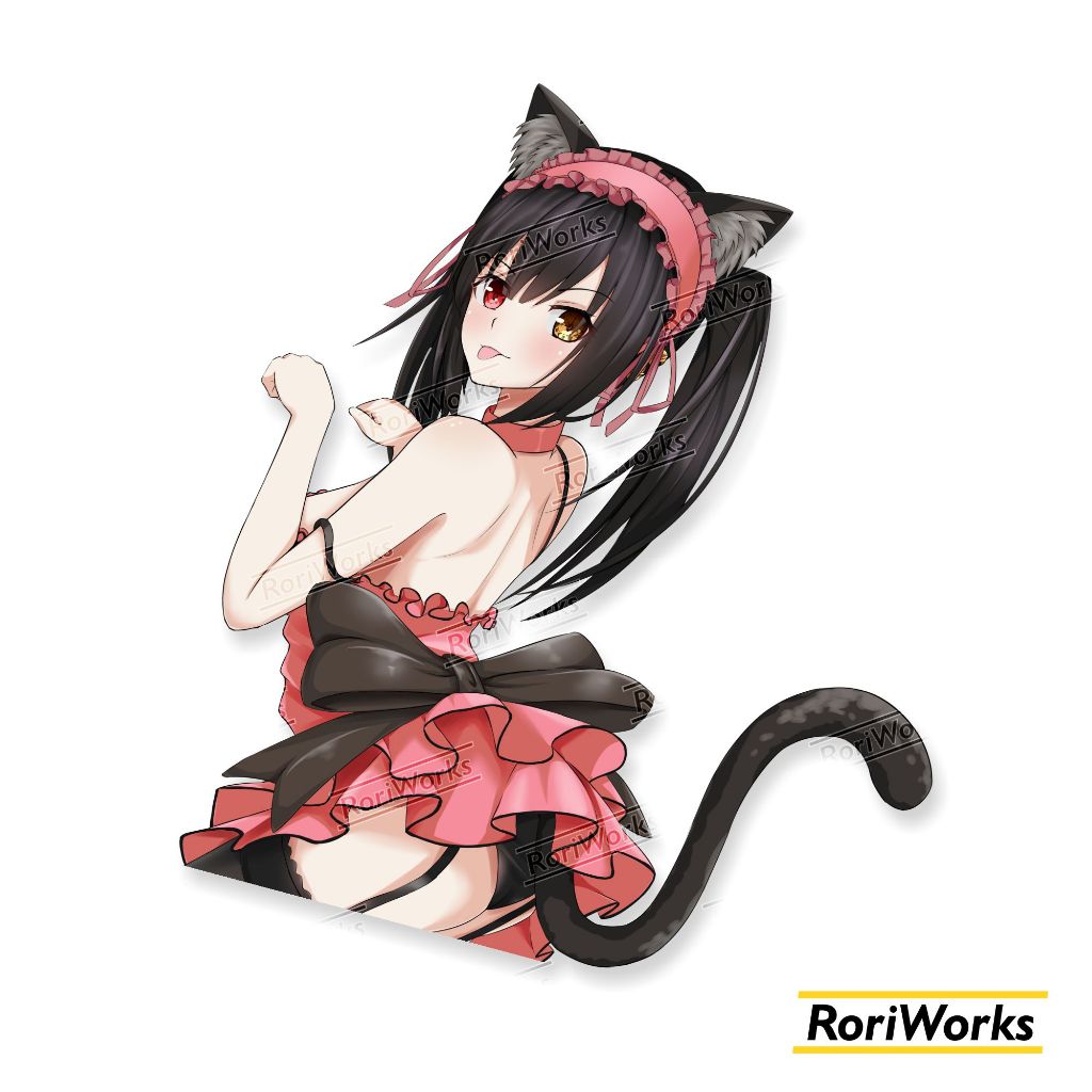 

Stiker Kiss cut - Kurumi Neko | Date A Live