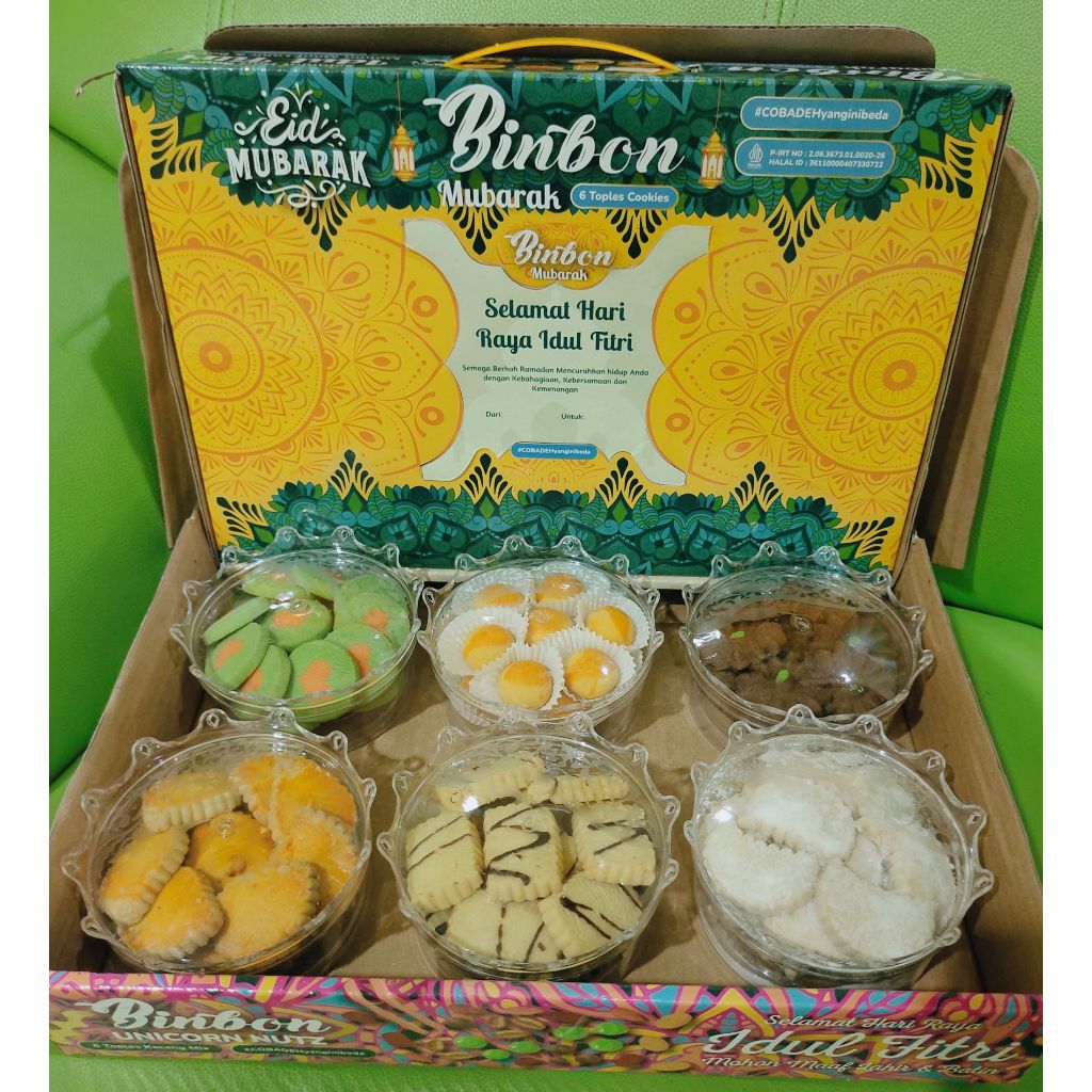 

BINBON MUBARAK / KUE KERING LEBARAN / HAMPERS