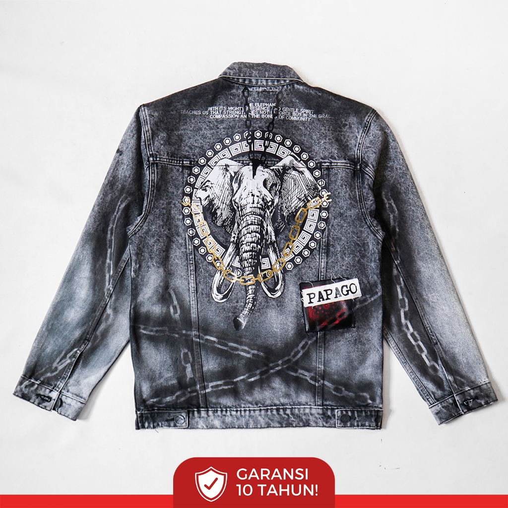 PAPAGO - JAKET JEANS - JAKET DENIM PRIA - MAMMOTH