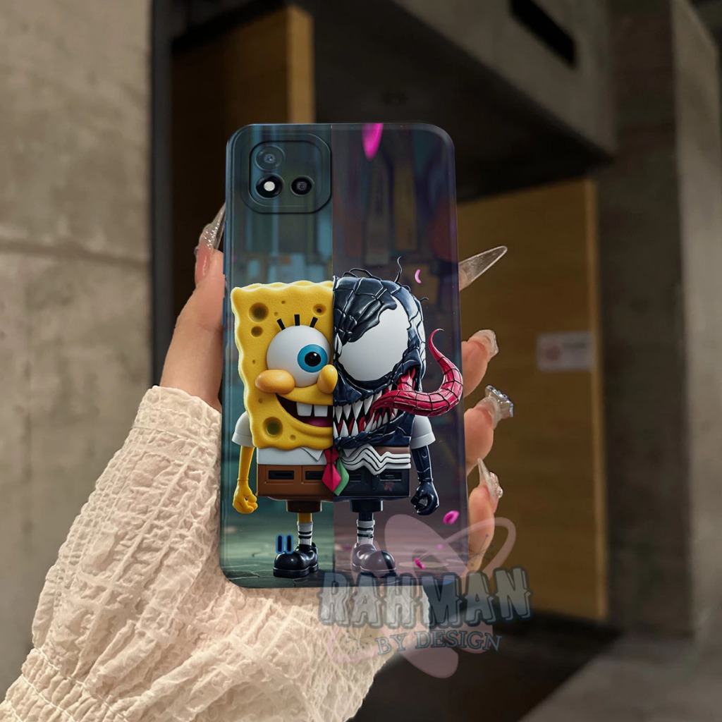 Softcase Realme C11 2021 - Realme C20  - Bahan karet lentur - Motif Keren - silikon lentur - Casing 