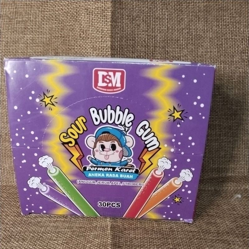 

DSM Sour Bubble Gum (isi 30 pcs) halal Permen Karet