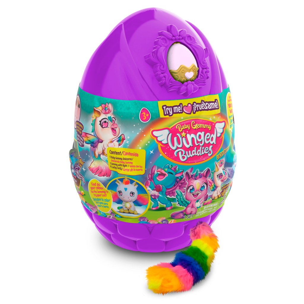 Crackin Eggs Baby Gemmy Lucky Unicorn Magic Egg XL - Mainan Telur Boneka Unicorn