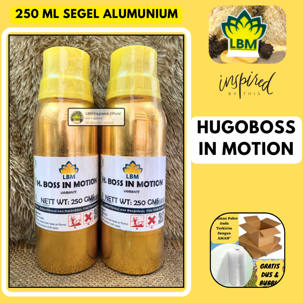 Bibit Parfum Cwo HUGO BOSS IN MOTION Kemasan 250 ML SEGEL LBM Fragrnace - Parfum Segel