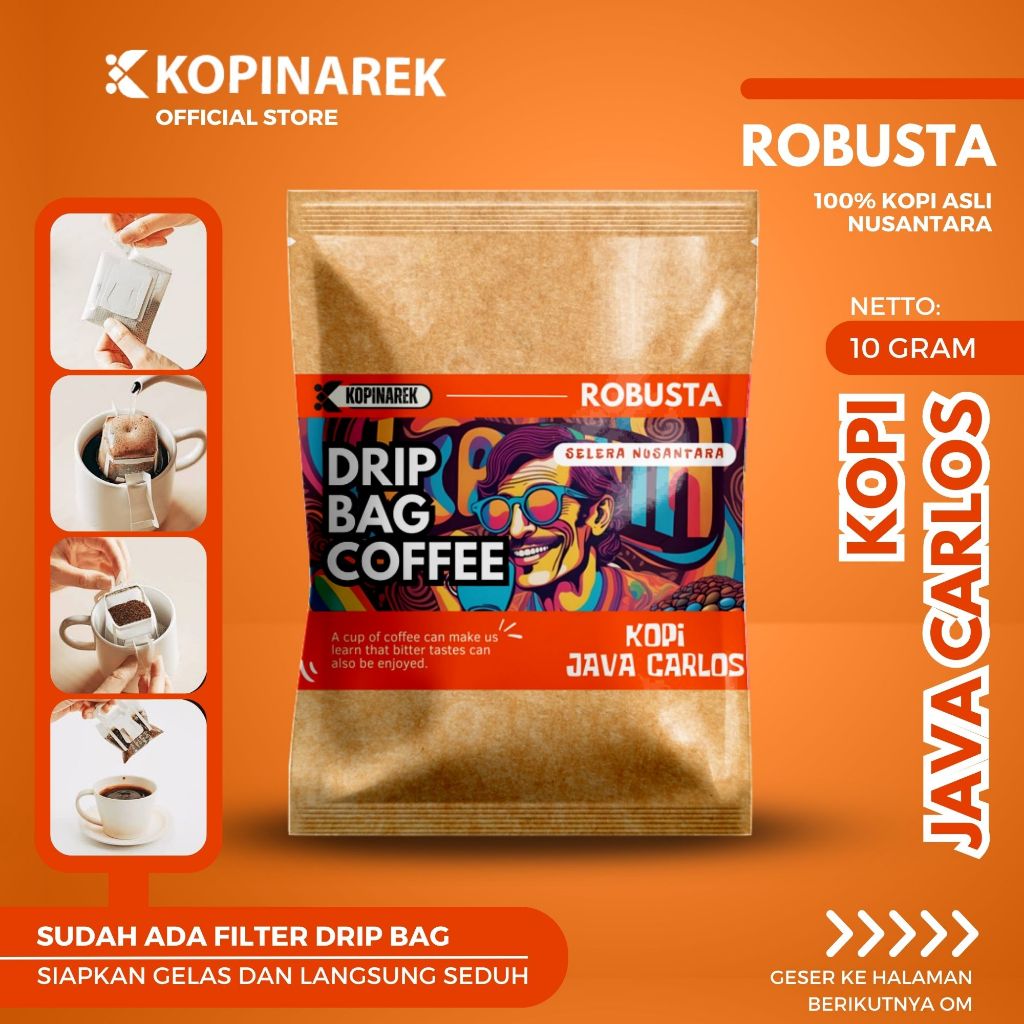 

Kopi Dripbag Coffee Sachet Robusta Java Carlos Premium Original Drip Bag Instan Asli Bubuk Hitam Saset Tubruk Murah Enak Nusantara Hadiah Souvenir Pernikahan Ulang Tahun Graduation Unik