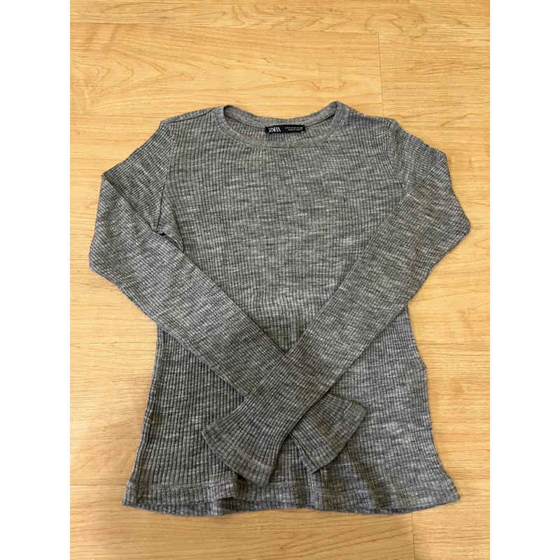 Zara grey tight shirt